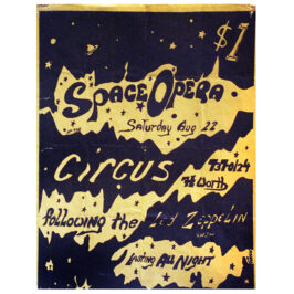 Concert Advertisement <br>1970.08.22 <br>FT Worth, TX (Handbill)