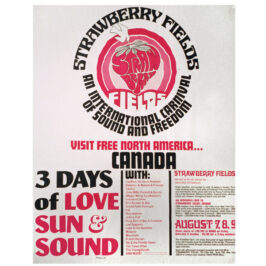 Concert Advertisement <br>1970.08.07 <br>Bowmanville, CA (Poster)