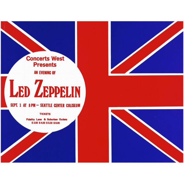 Concert Advertisement <br>1970.09.01 <br>Seattle, WA (Handbill)