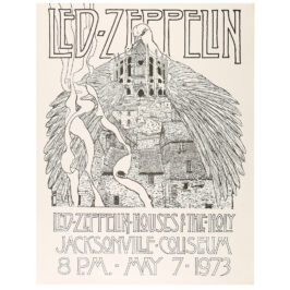 Concert Advertisement <br>1973.05.07 <br>Jacksonville, FL (Poster)