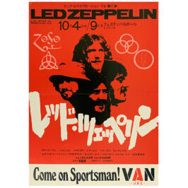 Concert Advertisement <br>1972.10.04 <br>Osaka, JP (Handbill)