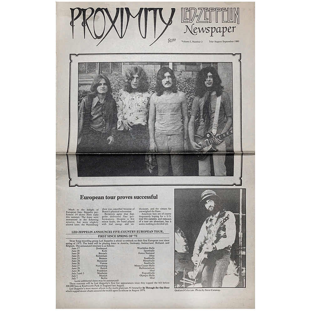Fanzine <br>Proximity (#03)