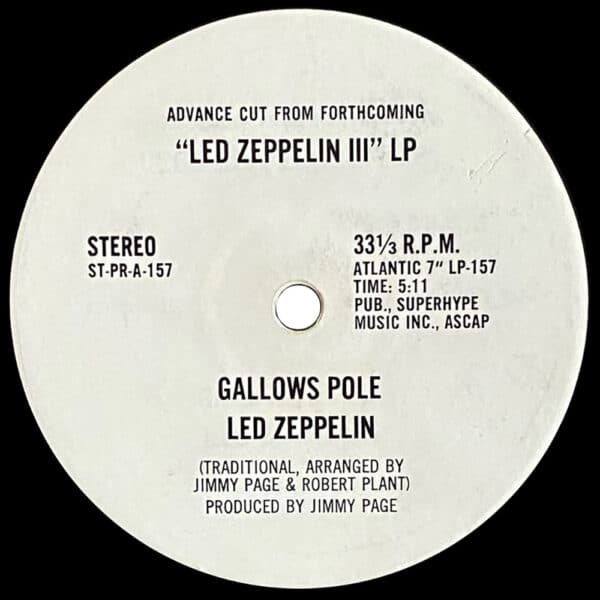 Single <br>USA (PR157) <br>Gallows Pole / Gallows Pole (Promo #2) - Image 2