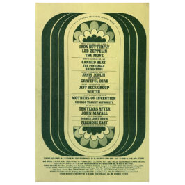 Concert Advertisement <br>1969.01.31 <br>New York, NY (Handbill)