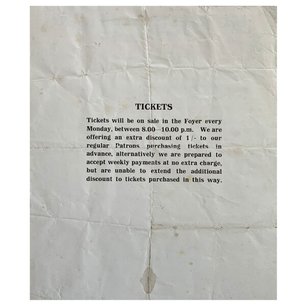 Concert Advertisement <br>1969.06.28 <br>Bath, UK (handbill) - Image 2