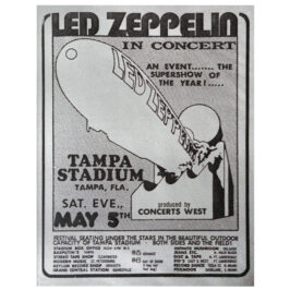 Concert Advertisement <br>1973.05.05 <br>Tampa, FL (Handbill)
