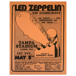 Concert Advertisement <br>1973.05.05 <br>Tampa, FL (Handbill)