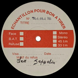 LP <br>Led Zeppelin II <br>France (921021) Test Pressing