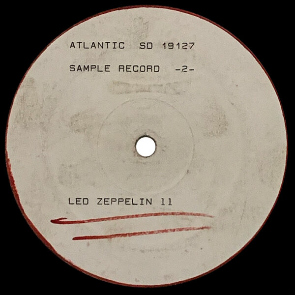 LP <br>Led Zeppelin II <br>USA (SD19127) Test Pressing - Image 2