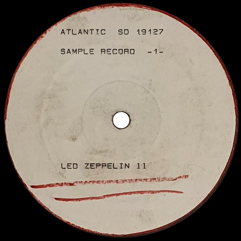 Led Zeppelin II USA, Test Pressing (SD19127) Zepfan