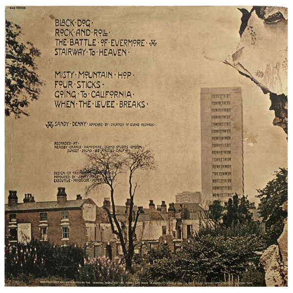 LP <br>Led Zeppelin IV <br>Israel (BAN50008) - Image 2
