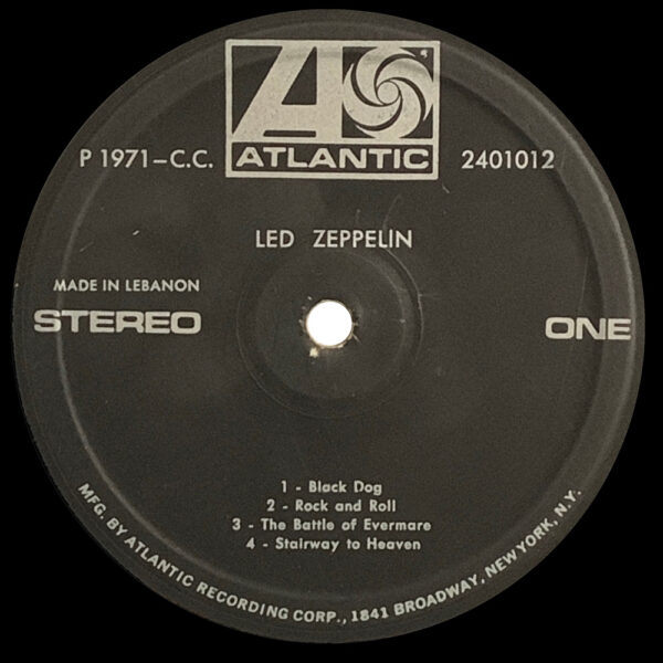 LP <br>Led Zeppelin IV <br>Lebanon (2401012) - Image 2