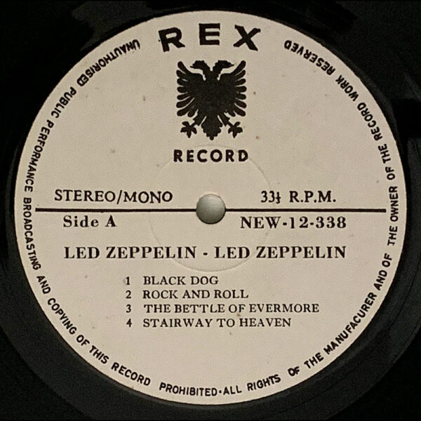 LP <br>Led Zeppelin IV <br>Malaysia (NEW-12-338) - Image 2