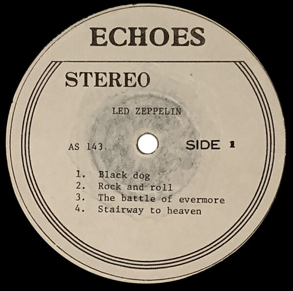 LP <br>Led Zeppelin IV <br>Taiwan (AS143) - Image 4
