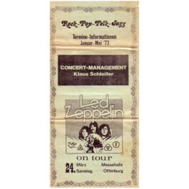 Concert Advertisement <br>1973.03.24 <br>Offenburg, DE (Ad)