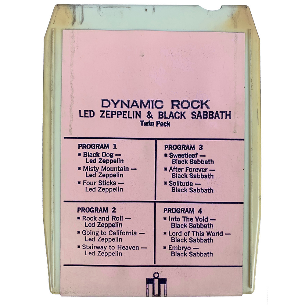 8-Track <br>Compilation <br>Led Zeppelin/Black Sabbath