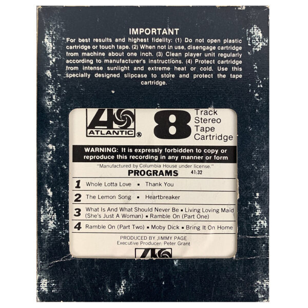 8-Track <br>Led Zeppelin II <br>USA (TP 1912)