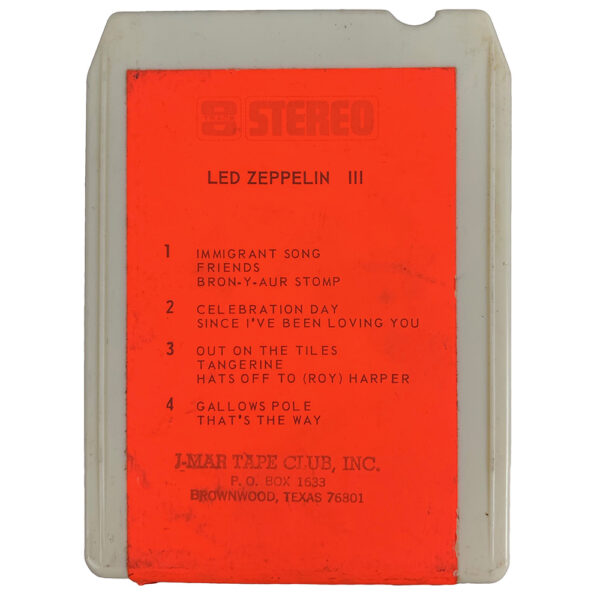 8-Track <br>Led Zeppelin III