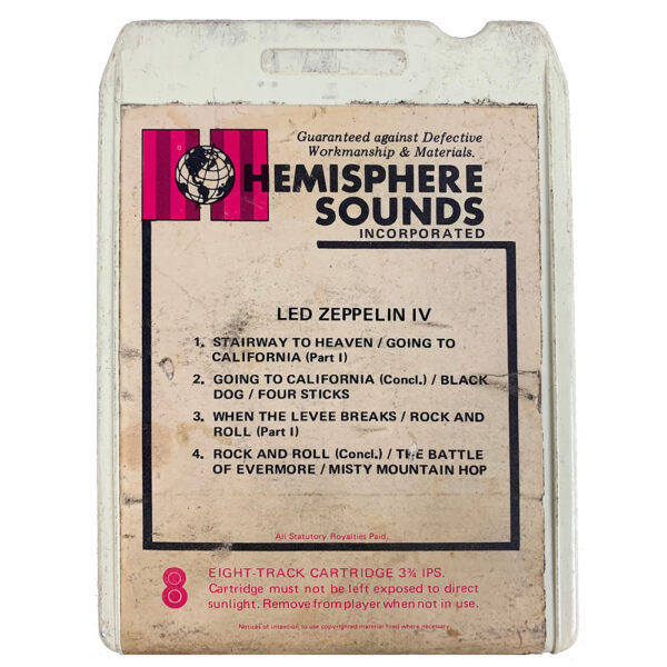 8-Track <br>Led Zeppelin IV