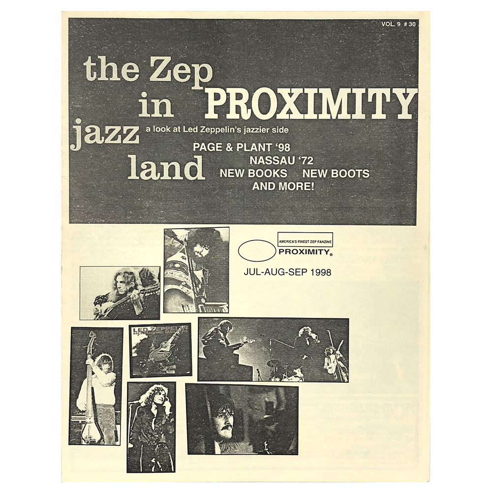 Fanzine <br>Proximity (#30)