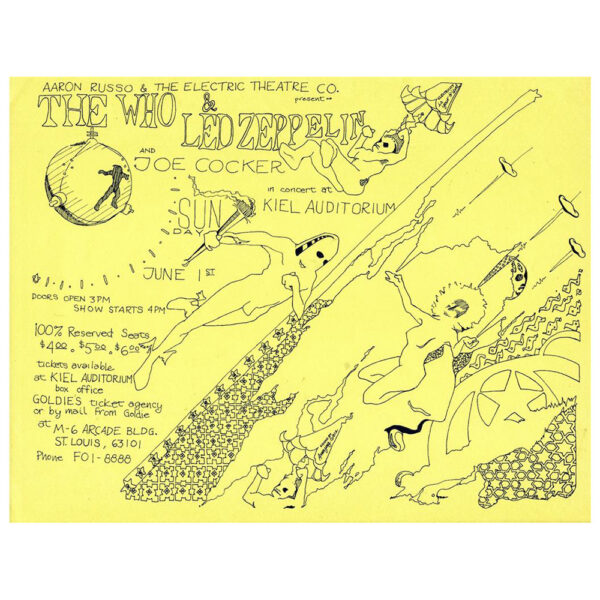 Concert Advertisement <br>1969.05.24 <br>St. Louis, MO (Handbill)