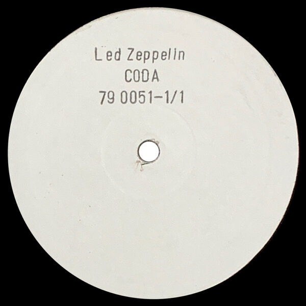LP <br>Coda <br>Spain (79.0051-1) Test Pressing - Image 2