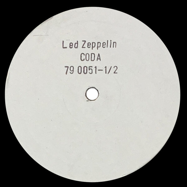 LP <br>Coda <br>Spain (79.0051-1) Test Pressing - Image 3
