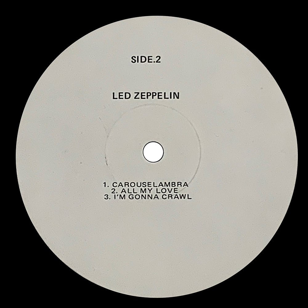 LP <br>In Through the Out Door <br>UK (lzepstrawberry) Test Pressing - Image 2