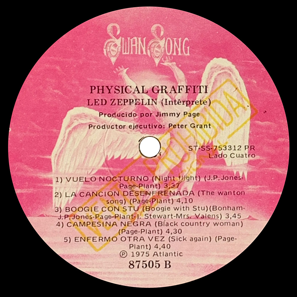 LP <br>Physical Graffiti <br>Argentina (87504/5) Promo - Image 4
