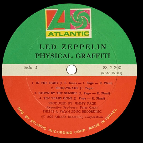 LP <br>Physical Graffiti <br>Israel (SS 2-200) - Image 5