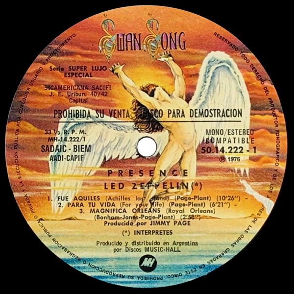 LP <br>Presence <br>Argentina (14.222) Promo - Image 3