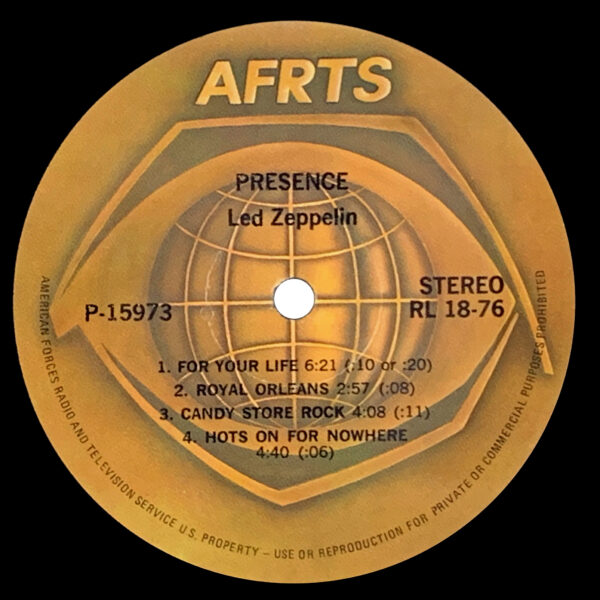 LP <br>Presence <br>USA, AFRTS (RL18-76)