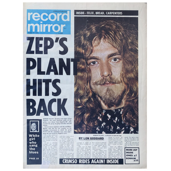 Magazine <br>Record Mirror (1970)