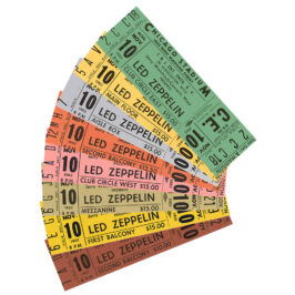 Concert Ticket <br>1980.11.10 <br>Chicago, IL