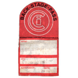 Concert Pass <br>1979.07.23 <br>Copenhagen, Backstage