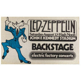 Concert Pass <br>1977.08.13 <br>Philadelphia, Backstage