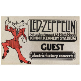Concert Pass <br>1977.08.13 <br>Philadelphia, Guest