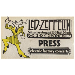 Concert Pass <br>1977.08.13 <br>Philadelphia, Press