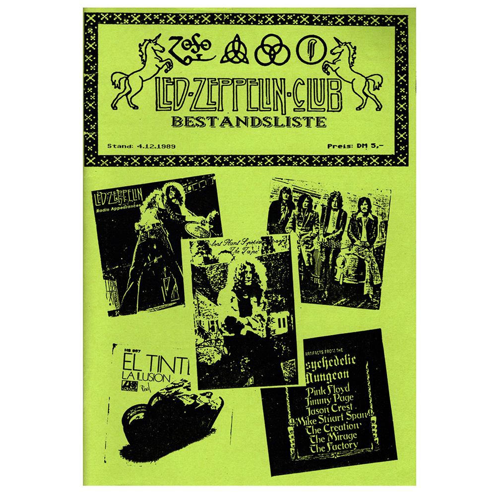 Fanzine <br>Led Zeppelin Club
