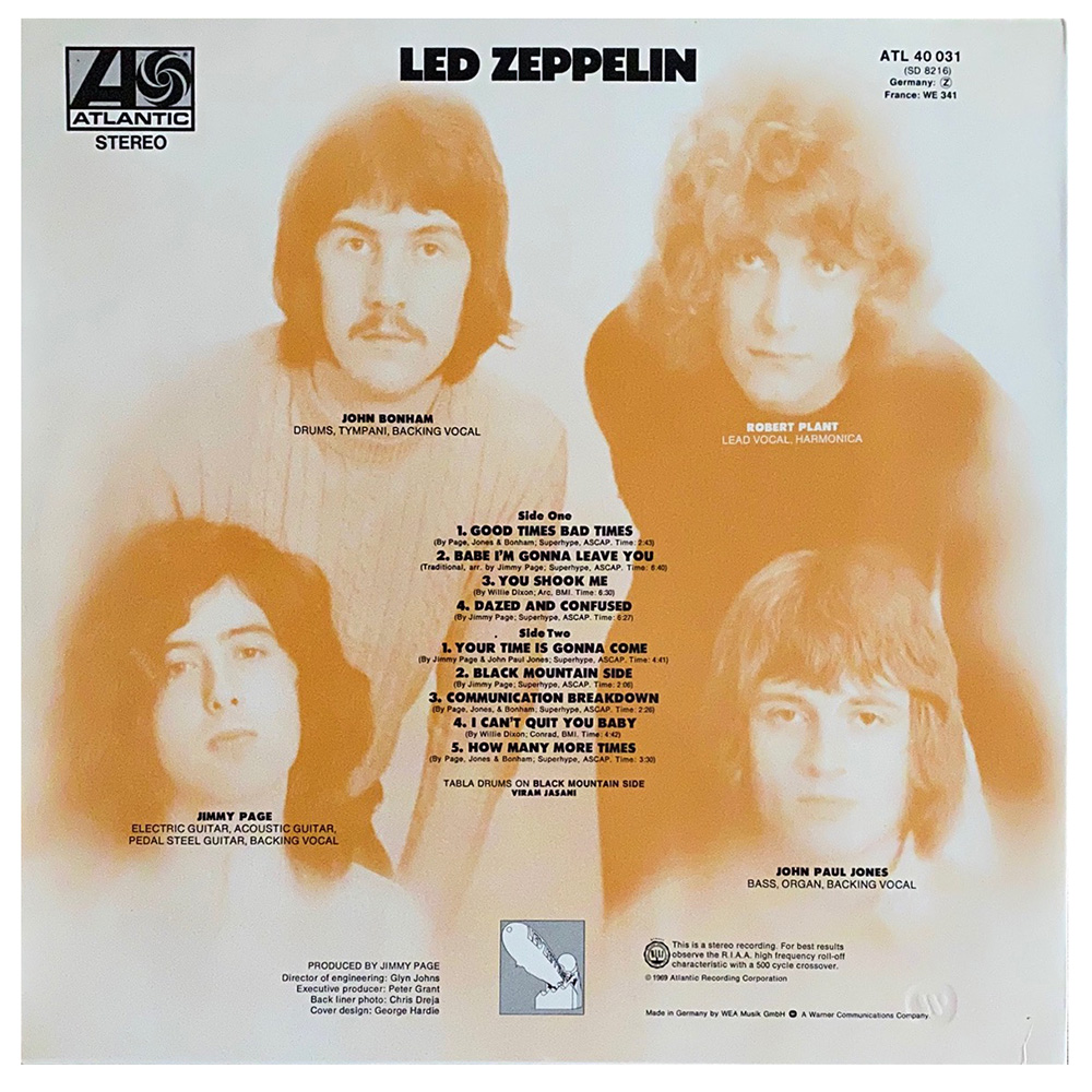 LP <br>Led Zeppelin <br>Germany (K 40 031) #2 - Image 2