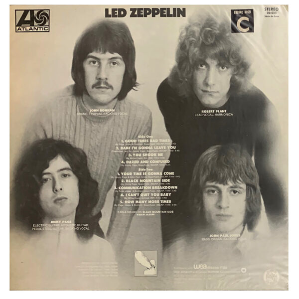 LP <br>Led Zeppelin <br>Brazil (20.025) #3 - Image 2