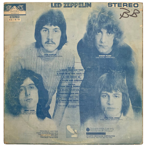 LP <br>Led Zeppelin <br>South Korea (KG 1618) #1 - Image 2