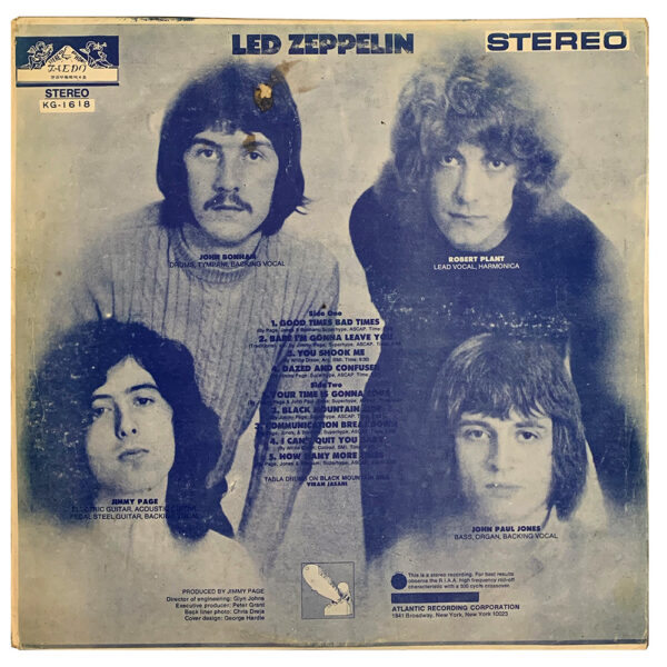 LP <br>Led Zeppelin <br>South Korea (KG 1618) #2 - Image 2