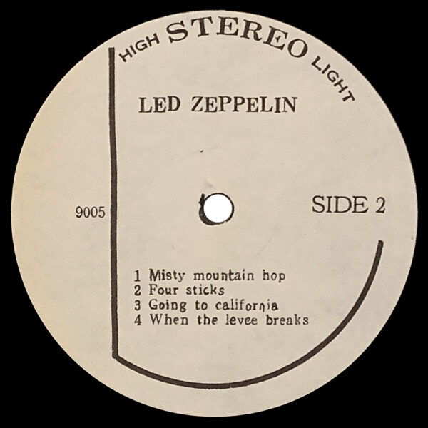 LP <br>Led Zeppelin IV <br>South Korea (9005) #2 - Image 3