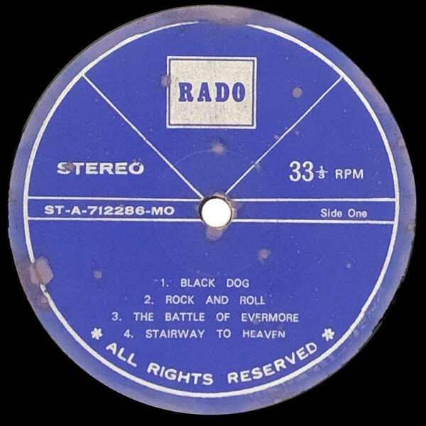 LP <br>Led Zeppelin IV <br>Singapore (STA12289) - Image 3