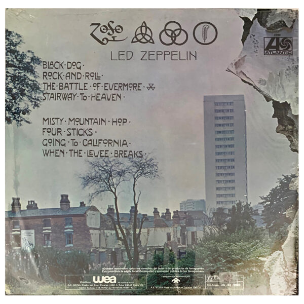 LP <br>Led Zeppelin IV <br>Venezuela (2299) - Image 2
