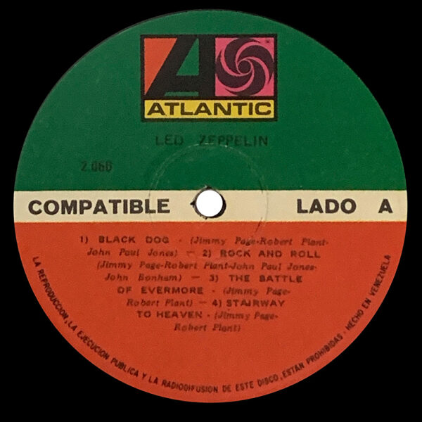 LP <br>Led Zeppelin IV <br>Venezuela (2066) - Image 3