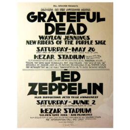 Concert Advertisement <br>1973.06.02 <br>San Francisco, CA (Poster)
