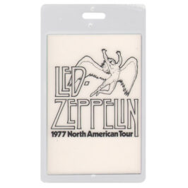 Concert Pass <br>1977 <br>Laminated, White
