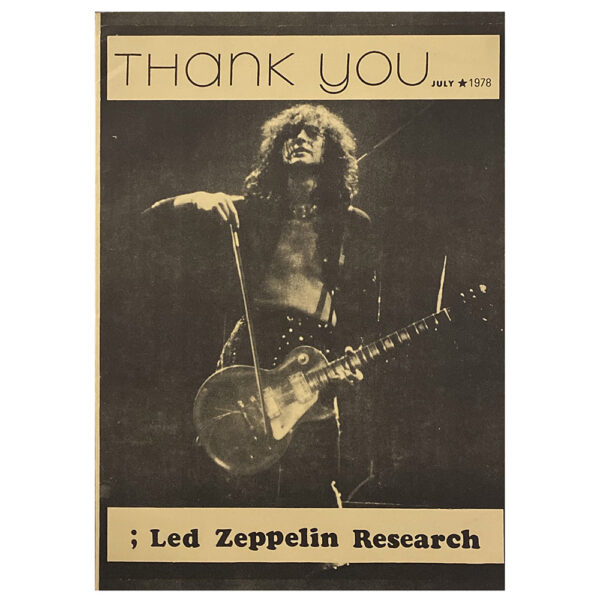 Fanzine <br>Thank You (1978)